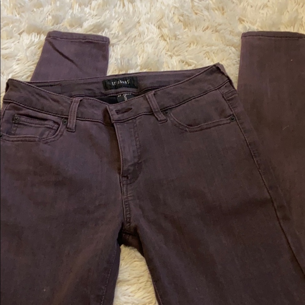 High waist skinny jeans